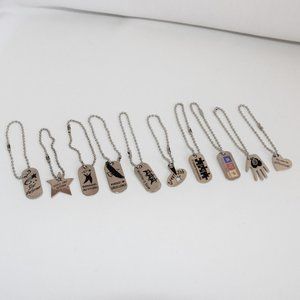 New 10-Inspirational Charm Tags on Ball-Chain